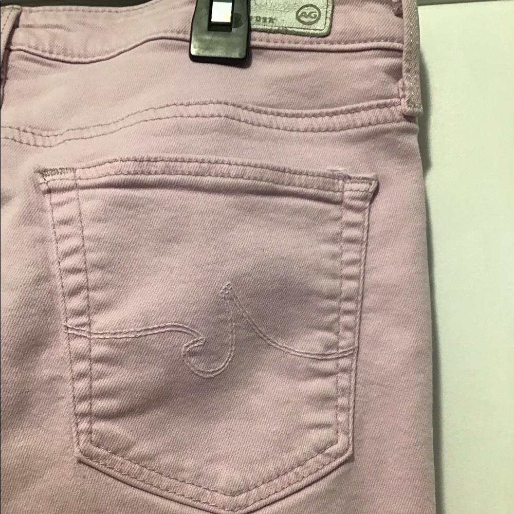 AG Adriano Goldschmied The Stevie Ankle blush pink jeans - Picture 8 of 15